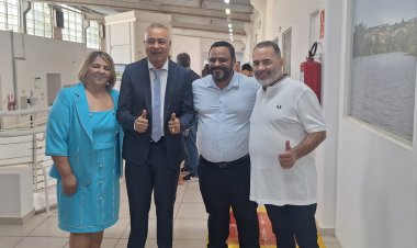 Zezé Gomes e Cafu César são diplomados em cerimônia na Câmara Municipal de Hortolândia