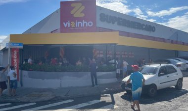 Hortolândia recebeu hoje o Vizinho Supermercados que inaugurou mais uma de suas unidades