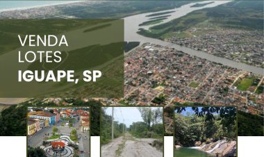 Venda de Lotes na Cidade de Iguape, SP (Litoral Sul)