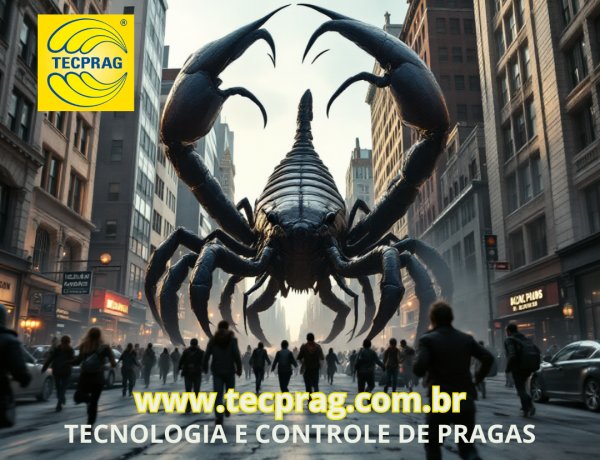 Primavera e verão aumenta a incidência de Escorpiões nos centros urbanos