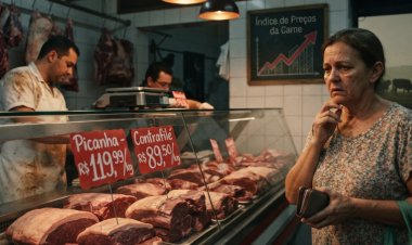 Carne a preço de ouro: a conta que o mercado manda o brasileiro pagar